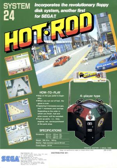 Hot Rod (World, 3 Players, Turbo set 2, Floppy Based)
